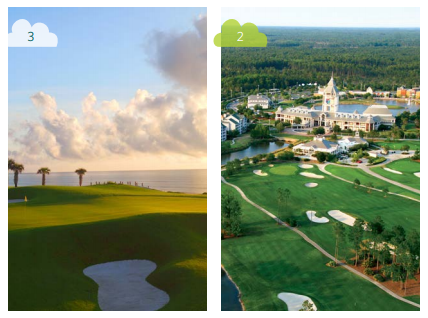 3. The Club at Hammock Beach, 2. World Golf Village