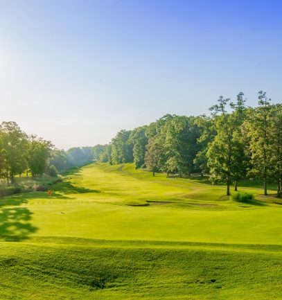 Hole 6 on the Ridge Course at the Lodge of Four Seasons