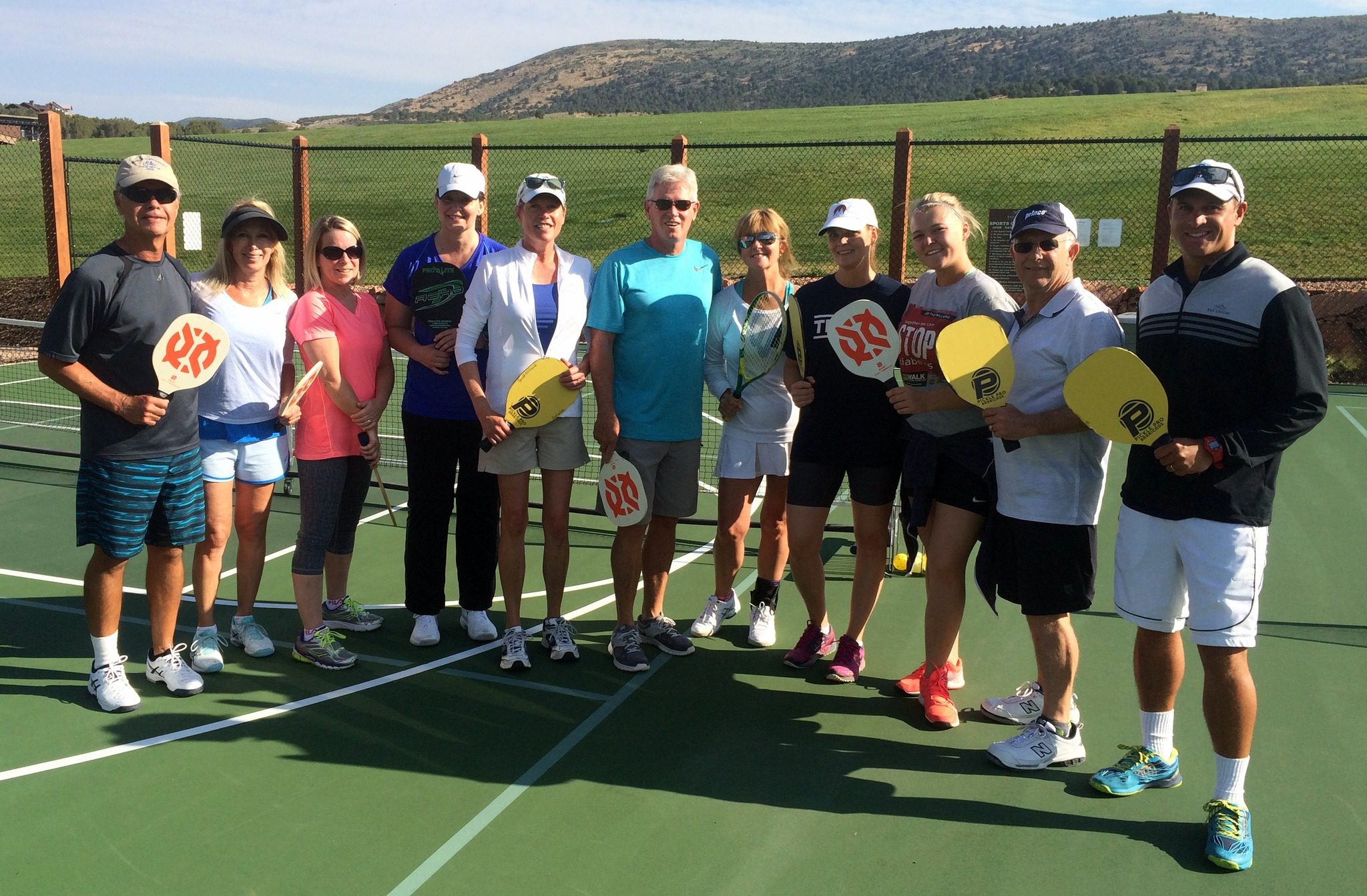 Red Ledges pickleball players
