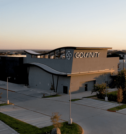 Aerial View of Golfinity in Austin Texas