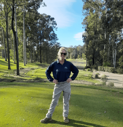 Nicole Pendergast - Horticulturaslist at Brookwater Golf & Country Club, Astralia