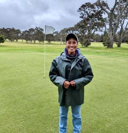 Pualina Daniels at Volcano Golf Course